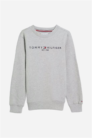 Tommy Hilfiger Sweatshirt - Essential - Ljusgrå